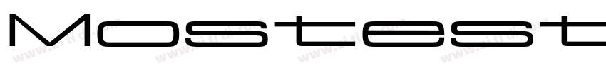 Mostest Test 1375字体转换